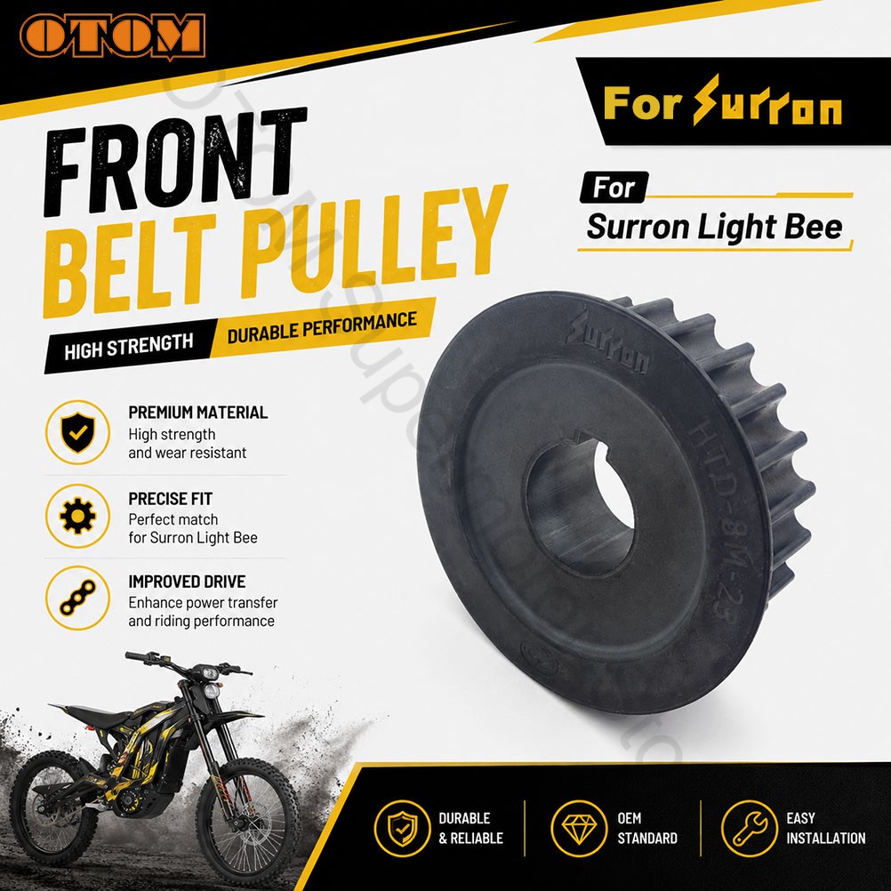 Gear X Motorcycle - Pulley Penggerak Roda Depan untuk Sepeda