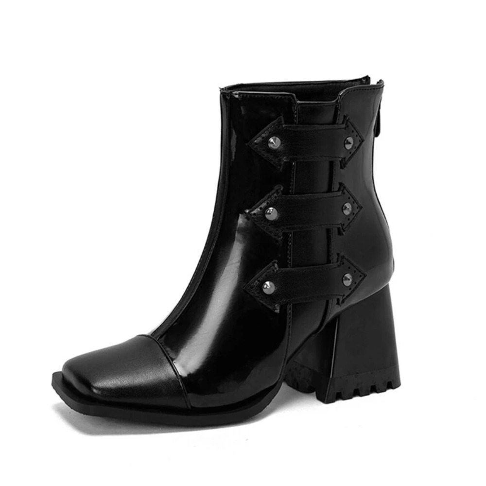 Riding Boot Short - Sepatu Bot Wanita Fashion Ujung Persegi