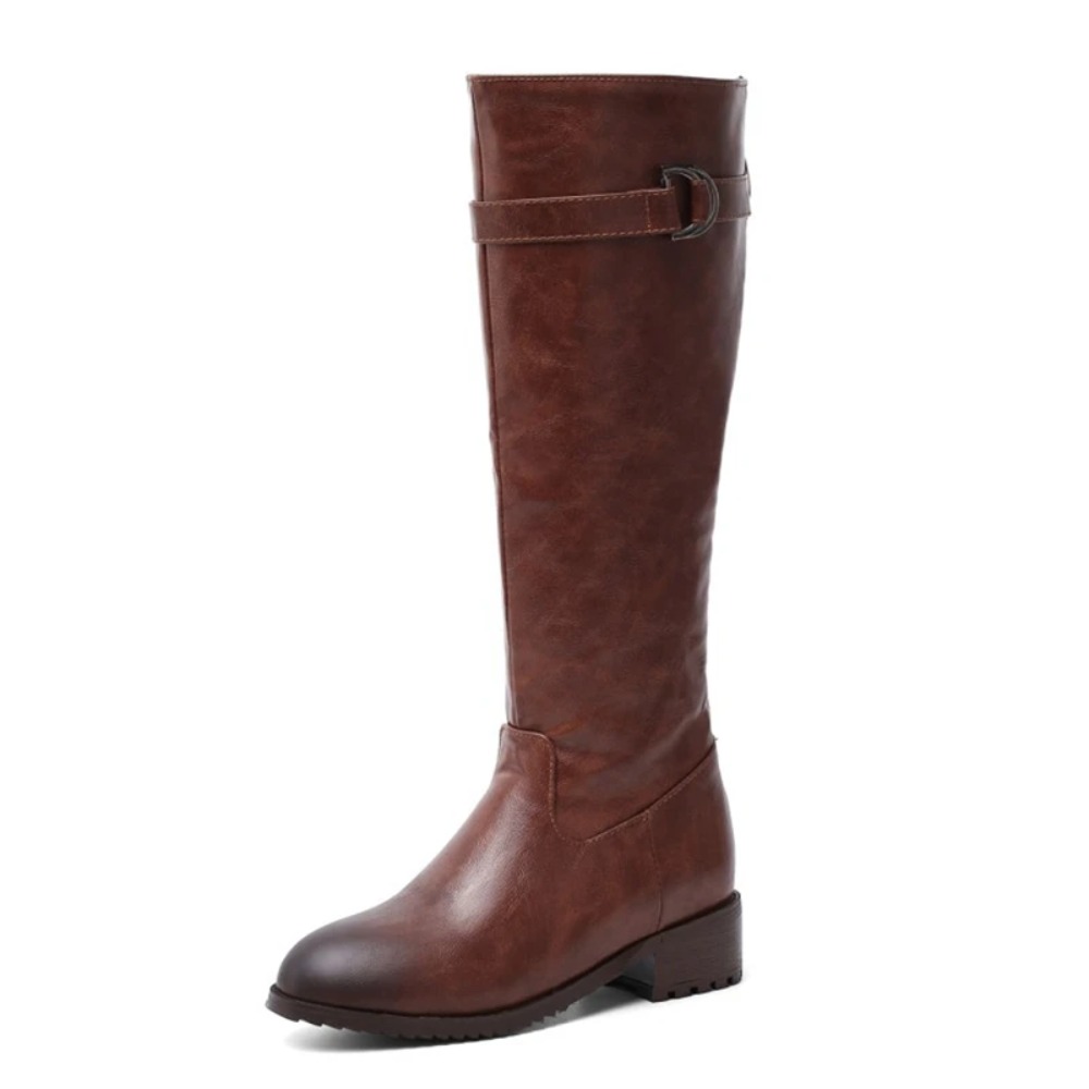 Riding Boot Short - Sepatu Bot Setinggi Lutut Wanita Ujung
