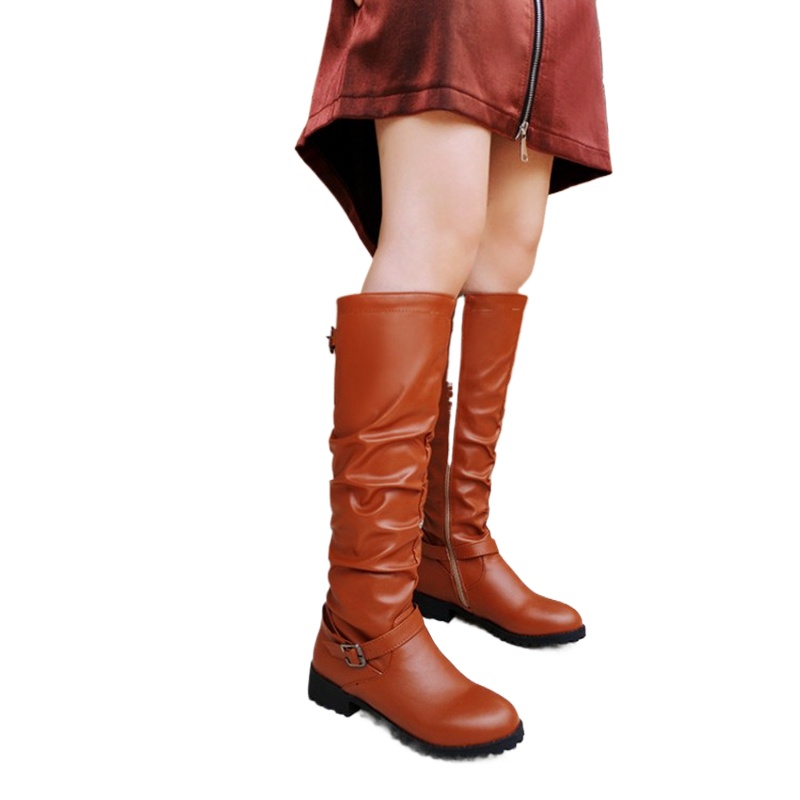 Riding Boot Short - Sepatu Bot Setinggi Lutut Fashion Wanita