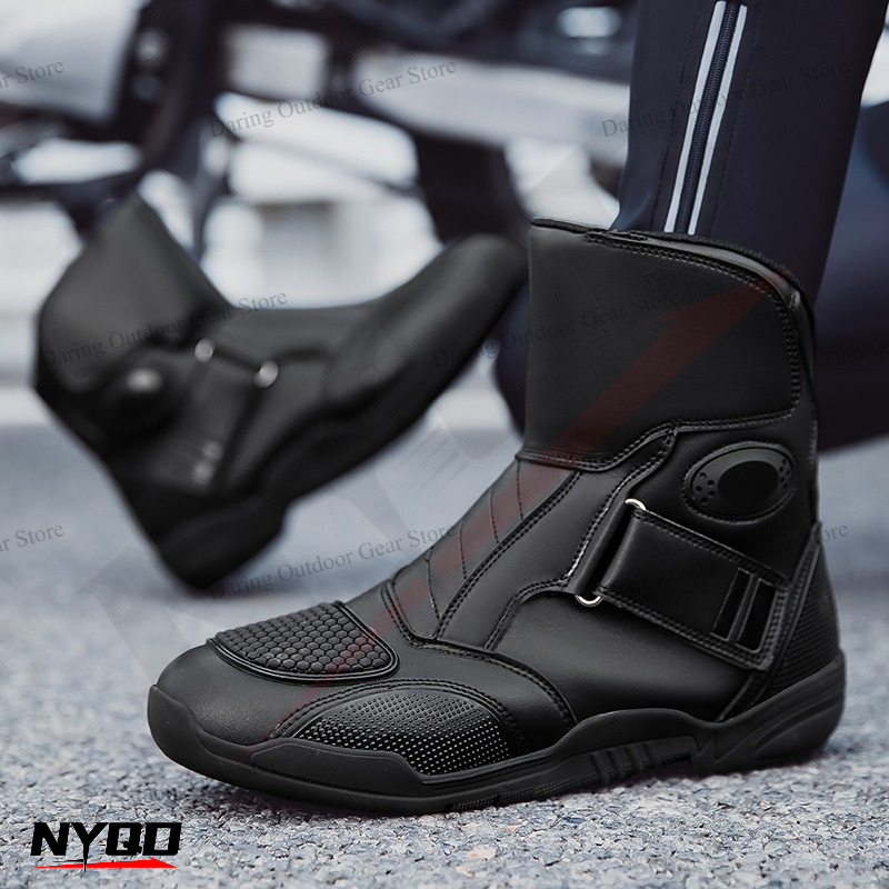 Sepatu Bot Sepeda Motor Sepatu - Motorcycle Gear Plus Size Women ulasan dan harga