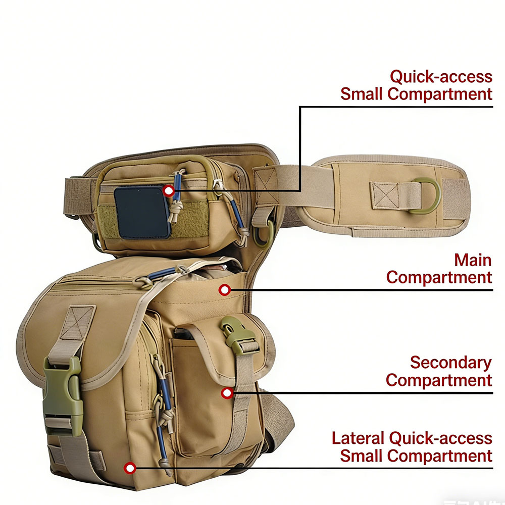 Tas Kaki Taktis untuk Berkenda - Motorcycle Gear Travel Bag ulasan dan harga