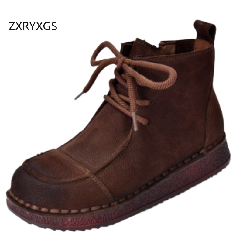 ZXRYXGS Sepatu Bot Kulit Sapi  - Riding Boot Short ulasan dan harga