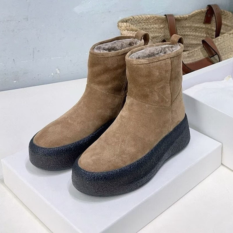 Sepatu Bot Suede Alas Tebal Mo - Riding Boot Short ulasan dan harga