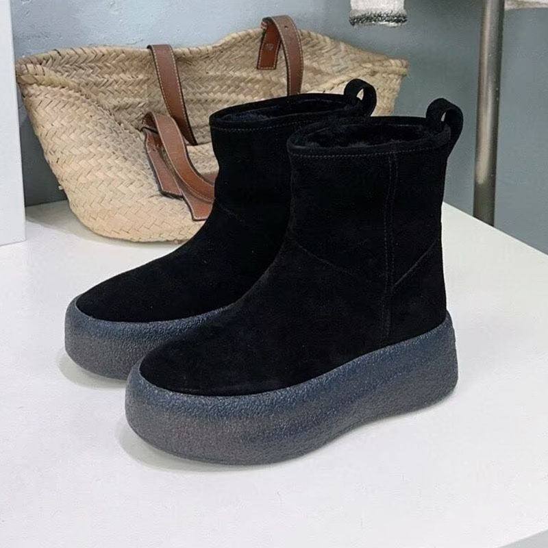 Sepatu Bot Suede Alas Tebal Mo - Riding Boot Short ulasan dan harga