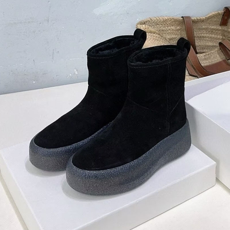 Sepatu Bot Suede Alas Tebal Mo - Riding Boot Short ulasan dan harga