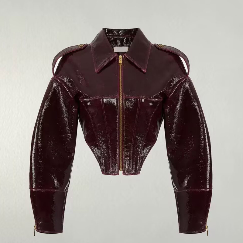 Jaket Kulit Wanita Vintage Mod - Riding Jacket Leather ulasan dan harga