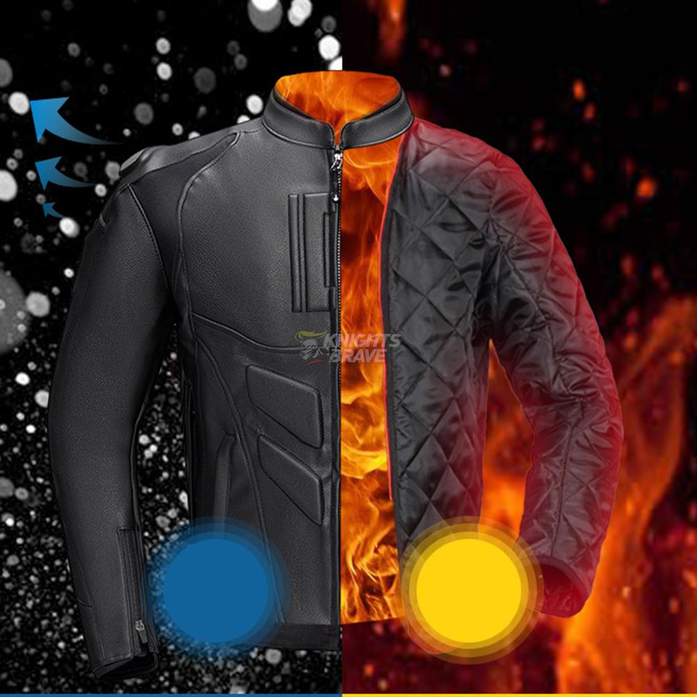 Jaket kulit Chaqueta Moto pria - Riding Jacket Leather ulasan dan harga