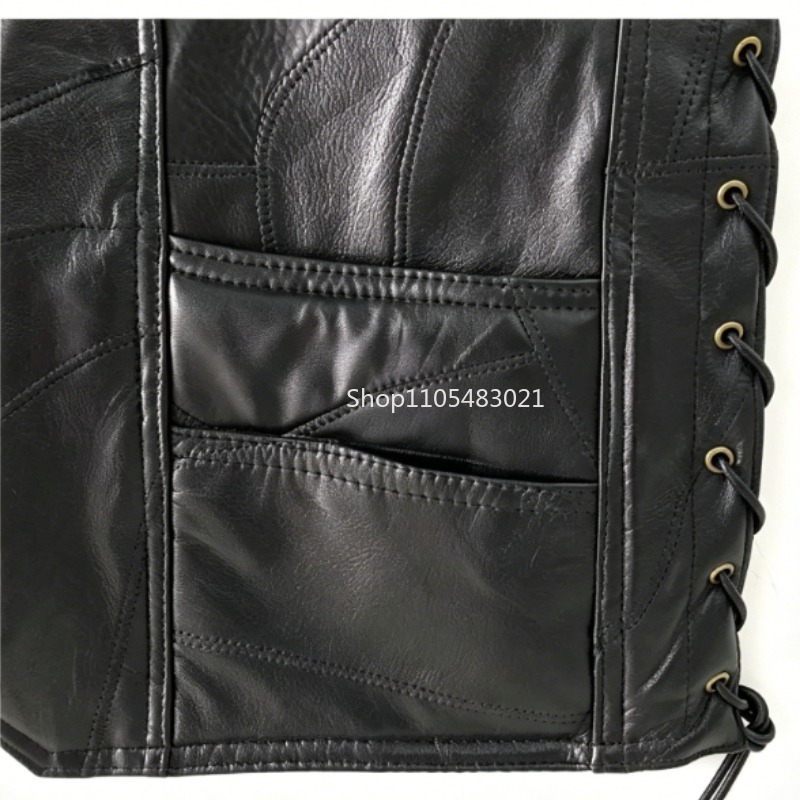 Rompi Kulit Hitam Pria Model P - Riding Jacket Leather ulasan dan harga