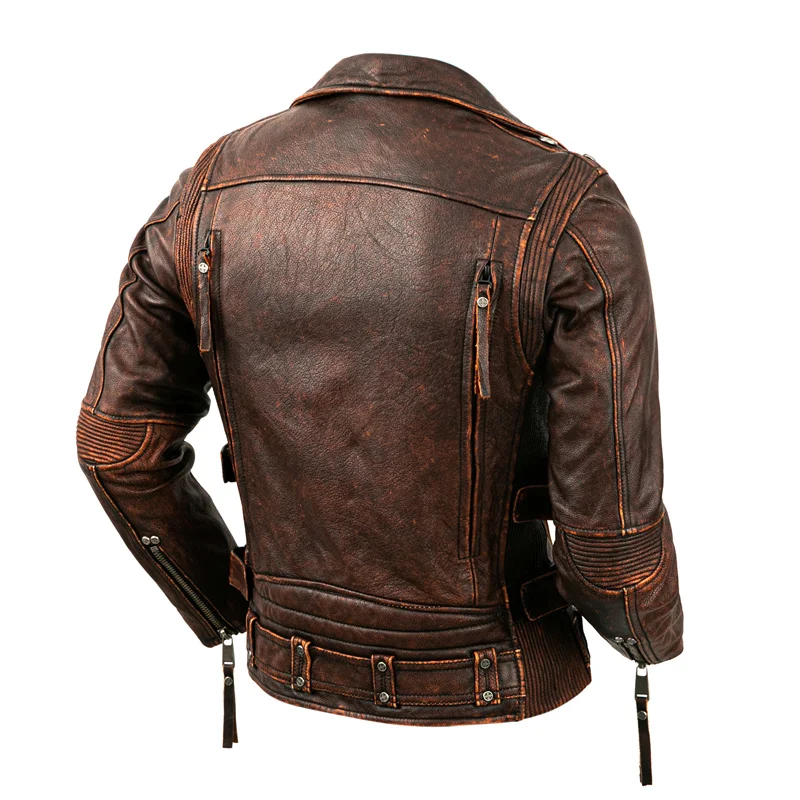 Jaket sepeda motor kulit alami - Riding Jacket Leather ulasan dan harga