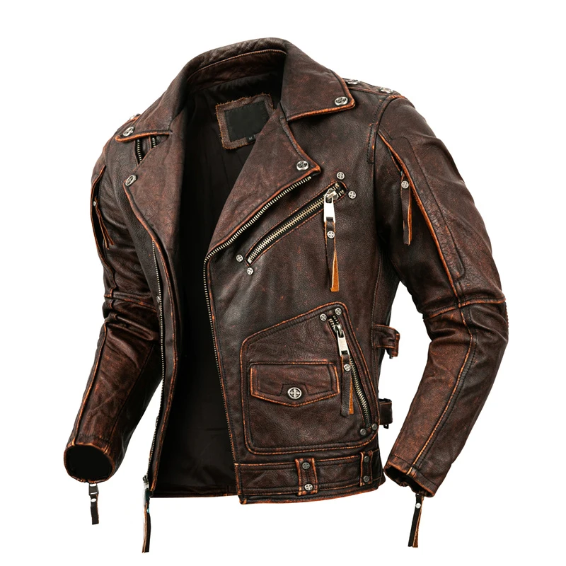 Jaket sepeda motor kulit alami - Riding Jacket Leather ulasan dan harga