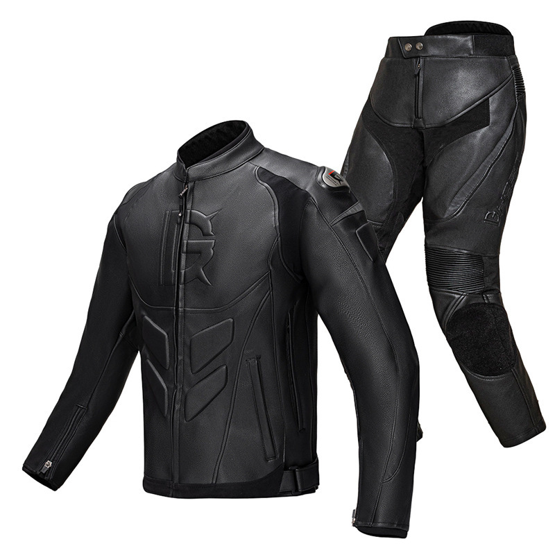 Setelan Jaket dan Celana Kulit - Riding Jacket Leather ulasan dan harga